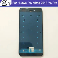 for Huawei Y6 prime 2018 Front Bezel/Middle Frame Housing Cover on battery cover For HUAWEI Y6 Pro 2018 phone parts replacement