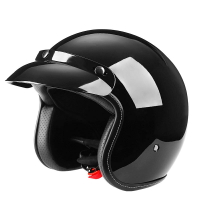【定制】BYB復古頭盔電動車頭盔摩托車頭盔四季半盔哈雷電動頭盔