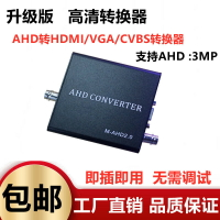 包郵 AHD轉HDMI/VGA/CVBS 同軸高清轉HDMI VGA BNC 1080P 轉換器