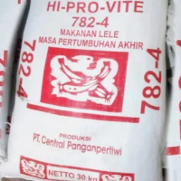 Per 1Kg Pelet ikan 782-4 4mm HI-PRO-VITE Pakan ikan Makanan ikan