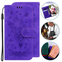 Leather Wallet Cover Rose Case For Huawei Honor X5 Plus X6A X6S X6 X7 X8 X9 A X8A X9A X7A 2023 Flip Phone Bags Protective Cases