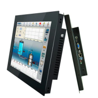 10.4 Inch Buckle Embedded Industrial Computer Tablet All-in-one PC Panel with Resistive Touch Screen Built in WiFi for Win10