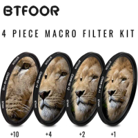 BTFOOR Macro Close Up Filter 49 52 55 58 67 72 77 82 Mm for Camera Canon Lens Eos M50 6d 600d Nikon D3200 D3500 D5600 Sony A6000