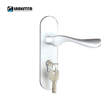 High Quality Handle Lock Indoor Strength Lockset Space Aluminum Bearing Mute Factory Direct Sales Room Door-locks