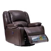 【免運】 電動可躺式沙發 索提斯真皮單人沙發電動多功能座椅懶人躺椅按摩家用客廳現代簡約
