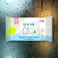 ทิชชู่เปียกวีว่าออร์แกนิคเบบี้ 90 แผ่น Viva Organic Baby Wipes