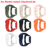 Replacement Watch Bracelet Band for Redmi watch 3 active/Lite Belt Protector Cover Housing Silicone Strap &amp; Case Accessories