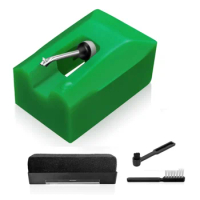 ATN95E Replacement Stylus for Audio-Technica AT-LP120-USB AT93 AT95 Turntable, Diamond Record Player Needles Green