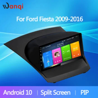 Hot Sale IPS 2.5D 9Inch HD Touch Screen Android 10 Car Player for Ford Fiesta 2009-2017 Multimedia Navigation Car Radio NO DVD
