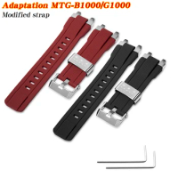 High Quality Watch Bands for MTG-B1000 MTG-G1000 Rubber Strap Band Silicon Watch Bands Replacement Watch Modification