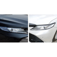Headlight Brow Trim Headlight Eyebrow Frame Cover ABS Car For TOYOTA CAMRY TOYOTA CAMRY2018-2019