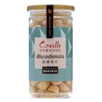 【可夫萊精品堅果】Coville 雙活菌夏威夷豆_200g/罐x2/素食可