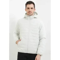 Giordano Men's Quilted Jacket 0107561359 Foggy Dew M