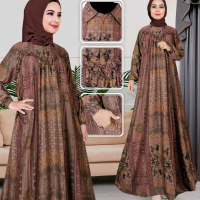 ZHARA DRESS GAMIS MUSLIM DIYOR SILK TERBARU
