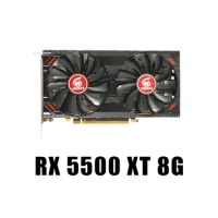 Veineda Graphics Card RX5500XT 8G Gaming 8GB 128Bit GDDR6 PCI-E 4.0×8 GPU Radeon rx5500xt 8gb pc game Video Card