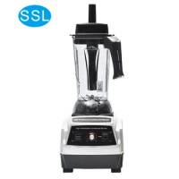 Professional Blender Electric Multifunction Commercial Blender for Kitchen with Copper Motor Power Button