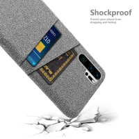 P30Pro Case for Huawei P30 Pro Case Dual Card Fabric Cloth Business Cover On for Huawei P30 Pro VOG-L29 ELE-L29 P 30 Lite Coque