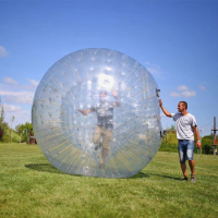 Free Shipping Inflatable Zorb Ball For Sale Human Size Hamster Ball For People Go Inside Clear PVC Grass Ball/Snow Ball 2.5M
