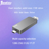 CoolFish SSD USB Solid State Drive 128G256G512G1T2T 3.2 ssd External Pen Drive External Hard Drive Compatible Laptops Desktop