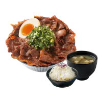 【開丼】鹽蔥燒肉丼(牛)_限南港車站自取-牛