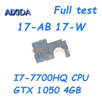 AIXIDA 915550-001 915468-001 DAG37DMBAD0 For HP Pavilion 17-AB 17-W Laptop motherboard I5-7300HQ/I7-7700HQ CPU GTX 1050 Ti 4GB