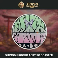 Aesthetic Japanese Katana Art Drink Coaster Shinobu