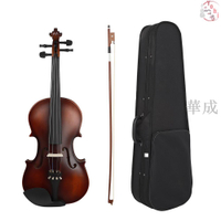 Muslady AV-590 4/4阿斯頓維拉小提琴復古啞光椴木琴身烏木配件可用於初學演奏考級適用於音樂愛好者初學者 T