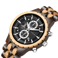 Fashion Style Men Quartz Wristwatch Sports Watches Mix Sandal Wooden Bamboo Watch For Man Wood Strap FD72188778