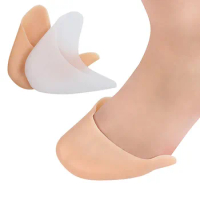 1Pair Toe Protector Silicone Gel Pointe Toe Cap Cover For Toes Soft Pads Protectors for Pointed Ballet Shoes Feet Care Tools