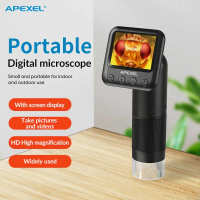 APEXEL Mikroskop Portable Digital IPS HD Screen Rechargeable 700mAh - APL-MS008
