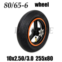 10 Inch 80/65-6 Wheel Pneumatic Tire 10x2.50/3.0 255x80 Suitable Wheels for Electric Scooter