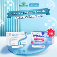 [Giảm giá sốc] Men vi sinh ENTEROGERMINA hỗ trợ tiêu hóa và tăng cường sức đề kháng - 2 tỷ lợi khuẩn