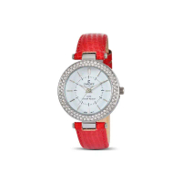JAM TANGAN WANITA MERK CARDIFF TIPE 1058 TAMPILAN ANALOG TALI KULIT WATER RESISTANT Watches
