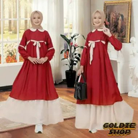 Goldie Shop Gamis Anak Kanza / Maxi Dress Lebaran Anak Muslimah / Gamis Anak Tanggung / Syari Anak A
