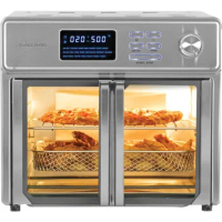 MAXX® Digital Air Fryer Oven, 26 Quart, 10-in-1 Countertop Toaster Oven &amp; Air Fryer Combo-21 Presets up to 500 degrees