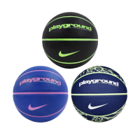 【NIKE 耐吉】籃球 EVERYDAY PLAYGROUND 8P GRAPHIC 7號球 060黑綠/429藍紫/473寶藍(耐磨 深溝 戶外)