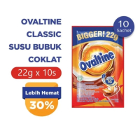 [COD] Ovaltine Classic Sachet jual per renceng isi 10 sachet