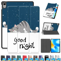 Leather Cover For Huawei MatePad 11.5 Case BTK-W09 Cute Painted Stand Smart Cover For Huawei MatePad 11 5 Matepad 11.5 Case Kids