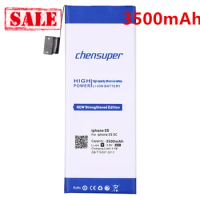 chensuper 2023 100% New 3500mAh Battery for iphone 5S for iphone5S for iphone 5c for iphone5C free tools+Sticker