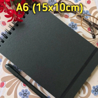NOTEBOOK BLACK PAPER A6/SKETCHBOOK BLACK PAPER A6/NOTEBOOK/SKETCHBOOK BLACK PAPER/NOTEBOOK A6/MURAH/
