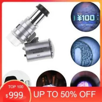 Temukan Microscope Loupe 60X zoom Mikroskop Kekeran Batu Mulia Akik Permata Microscop 60 X Loop Loup