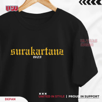 SURAKARTANS 1923 KAOS HITAM SUPORTER PERSIS SOLO - ULTRAS WEAR - KAOS CASUAL COTTON COMBED 30S