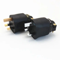 Furutech British Standard Pure Copper Gold Plated/Rhodium Plated HiFi Audio Power Cord Plug and US