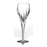 【Royal Duke】波蘭Violetta流線白酒杯260ml(手工刻花一體成形水晶杯香檳杯酒杯紅酒杯)