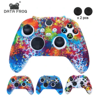 DATA FROG Silicone Skin Case For Xbox Series X S Controller Xbox Series S Controller Accessories With Thumb Grips Cap