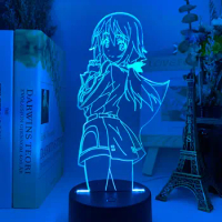 3D Anime LED NightLight Infinite Stratos Charlotte Dunois for Bedroom Deco Gift Colorful Manga Nightlight Infinite Stratos