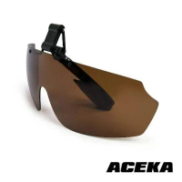 【ACEKA】栗子棕夾帽式太陽眼鏡 (METRO 夾式系列)