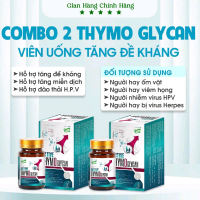 bộ sản phẩm uống Thymo glycan uống tăng sức đề kháng, hỗ trợ HPV