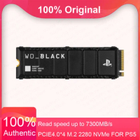 Western Digital WD Black SN850P 1TB 2TB PCIe Gen4 NVMe Game SSD For PS5 consoles Sony version solid state drive up to 7000MB/s