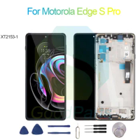 For Motorola Edge S Pro Screen Display Replacement 2400*1080 XT2153-1 For Moto Edge S Pro LCD Touch Digitizer